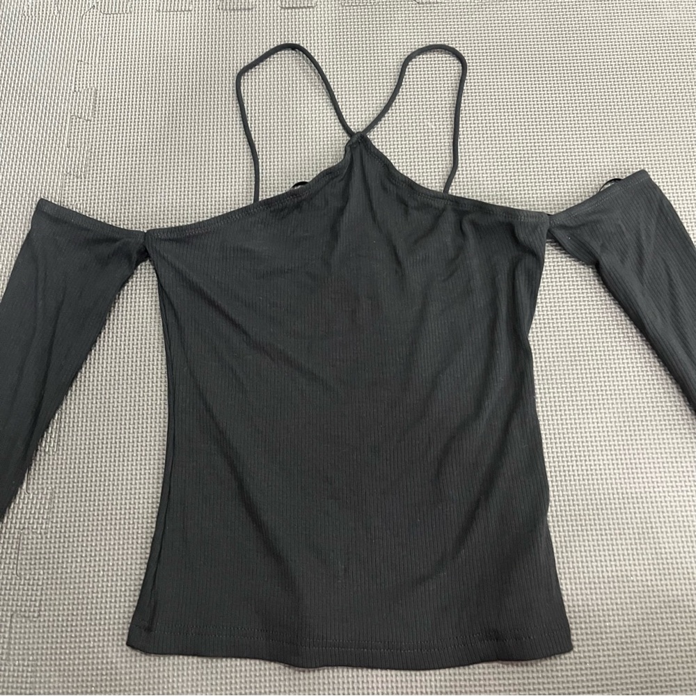 Elegant Black Off-Shoulder Top